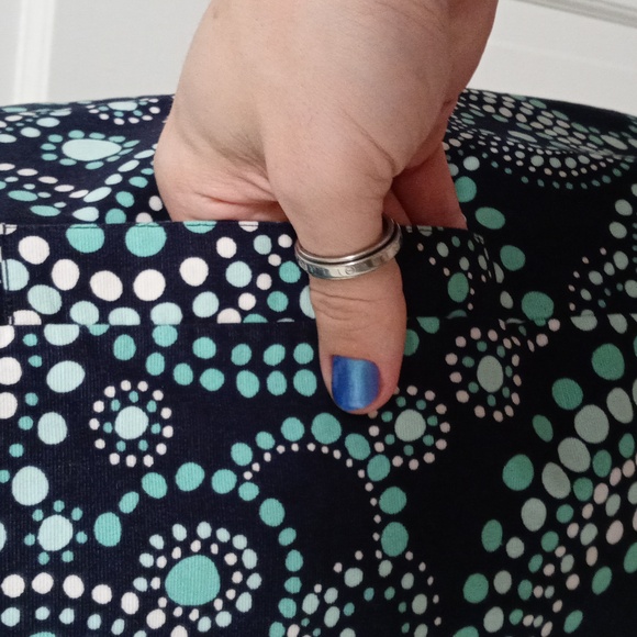 🎊HTF Vineyard Vines🎊 - Blue/White Confetti Dots Circles Stretch Sheath Dress - Picture 10 of 16